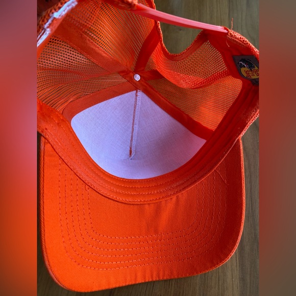 Bass Pro Shops A Frame trucker hat orange SnapBack - Picture 7 of 9